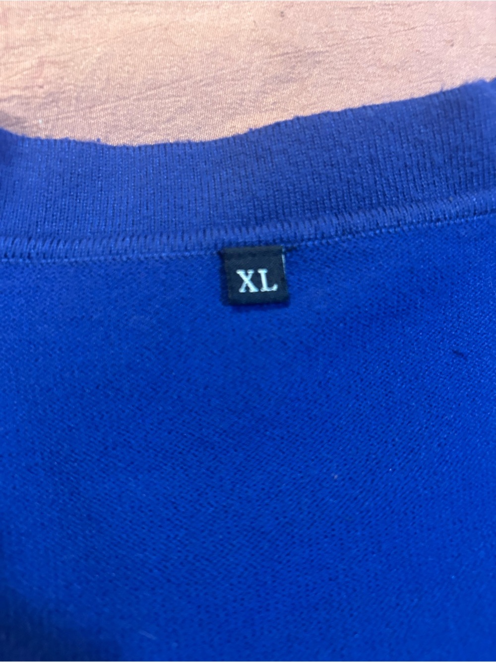 Classic V-Neck Button Front Sweater Vest - Blue - Picture 5 of 5